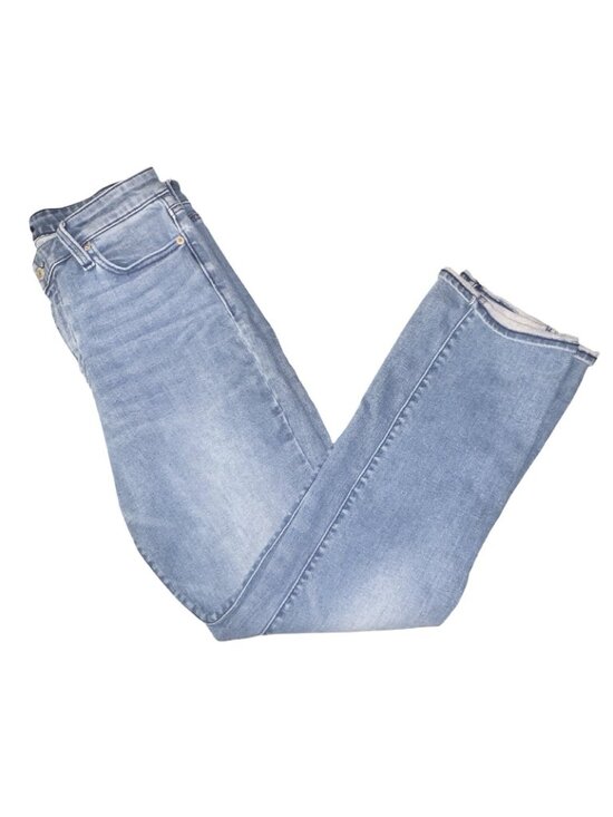 Lucky Brand Sweet Straight Leg Jeans Women's 12/31  Light Wash Mid-Rise Stretch - Picture 2 of 8